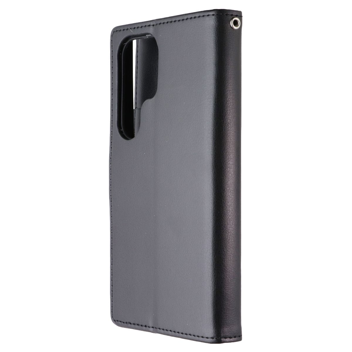 SYB Tech Accessory Folio Case for Samsung Galaxy S24 Ultra - Black Leather