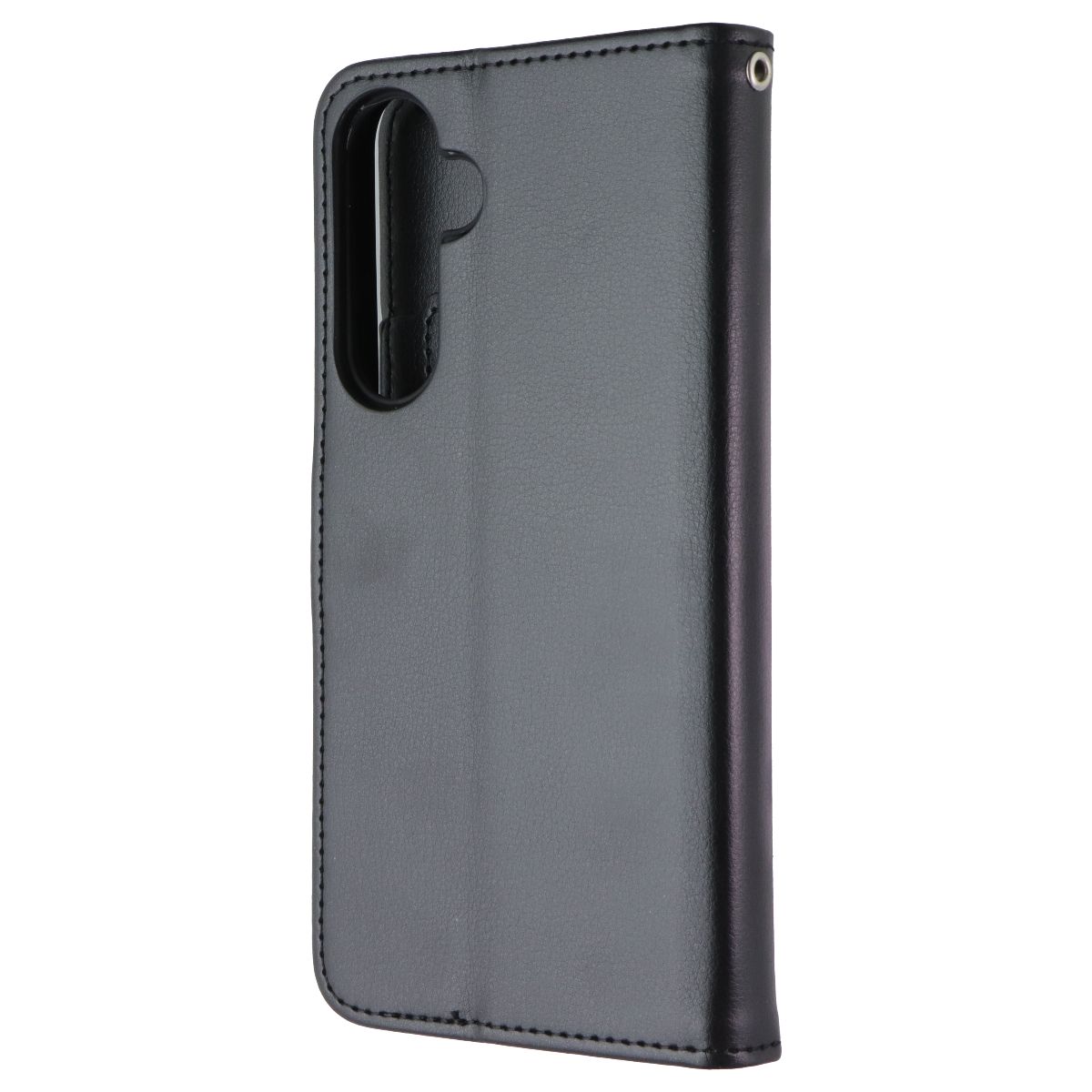 SYB Tech Accessory Folio Case for Samsung Galaxy A35 5G - Black Leather Cell Phone - Cases, Covers & Skins SYB - Simple Cell Bulk Wholesale Pricing - USA Seller