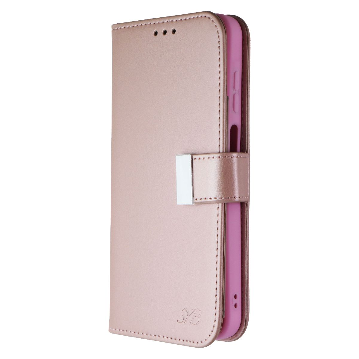 SYB Wallet Folio Series Case for Samsung Galaxy A25 (5G) - Rose Gold Cell Phone - Cases, Covers & Skins SYB - Simple Cell Bulk Wholesale Pricing - USA Seller