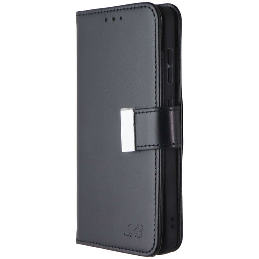 SYB Wallet Folio Series Case for Samsung Galaxy S24 - Black Cell Phone - Cases, Covers & Skins SYB - Simple Cell Bulk Wholesale Pricing - USA Seller