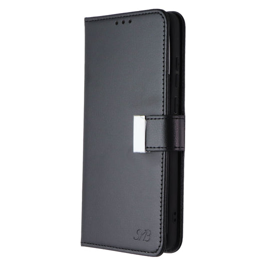 SYB Leather Wallet Case for Motorola Moto G Stylus 5G (2024) - Black Cell Phone - Cases, Covers & Skins SYB - Simple Cell Bulk Wholesale Pricing - USA Seller