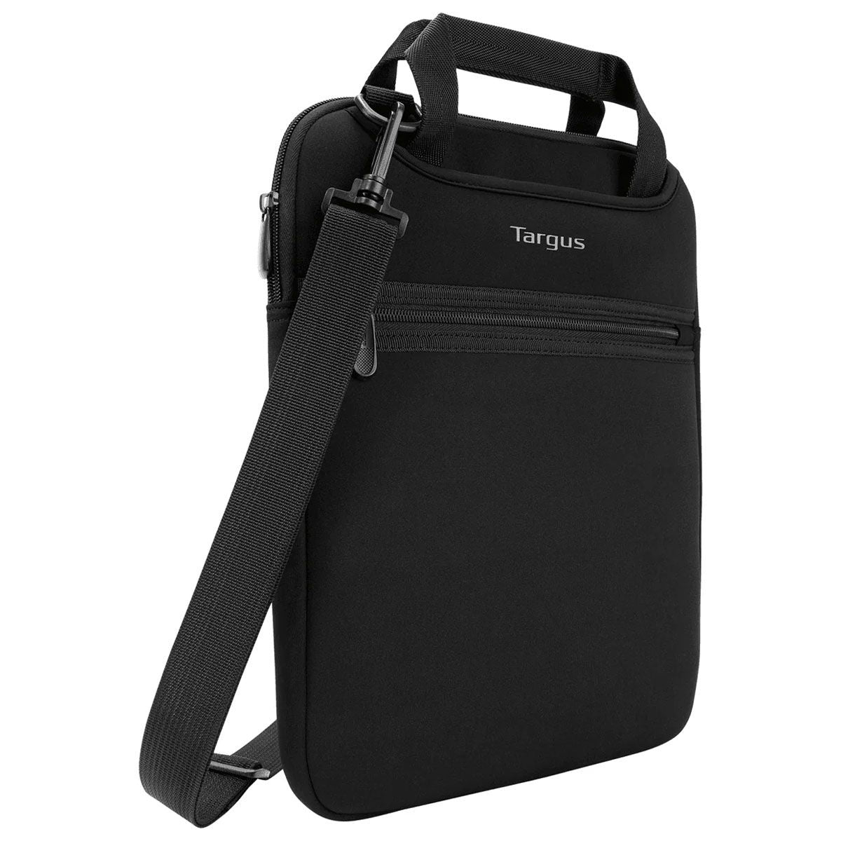 Targus 12-inch Vertical Slipcase Tablet Sleeve with Hideaway Handles - Black iPad/Tablet Accessories - Cases, Covers, Keyboard Folios Targus - Simple Cell Bulk Wholesale Pricing - USA Seller