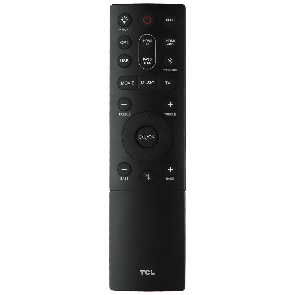 TCL Replacement Remote Control for Select TCL TVs - Black (QC21E26L18) TV, Video & Audio Accessories - Remote Controls TCL    - Simple Cell Bulk Wholesale Pricing - USA Seller