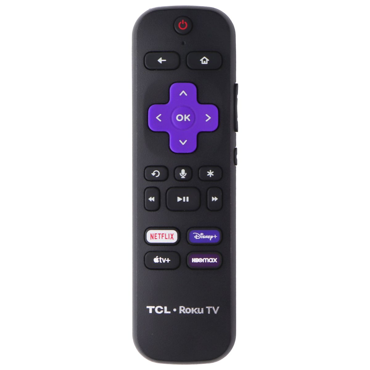 TCL Roku TV Remote w/ Voice Search w/ Netflix/Disney+/AppleTV+/HBOMax Keys TV, Video & Audio Accessories - Remote Controls TCL - Simple Cell Bulk Wholesale Pricing - USA Seller