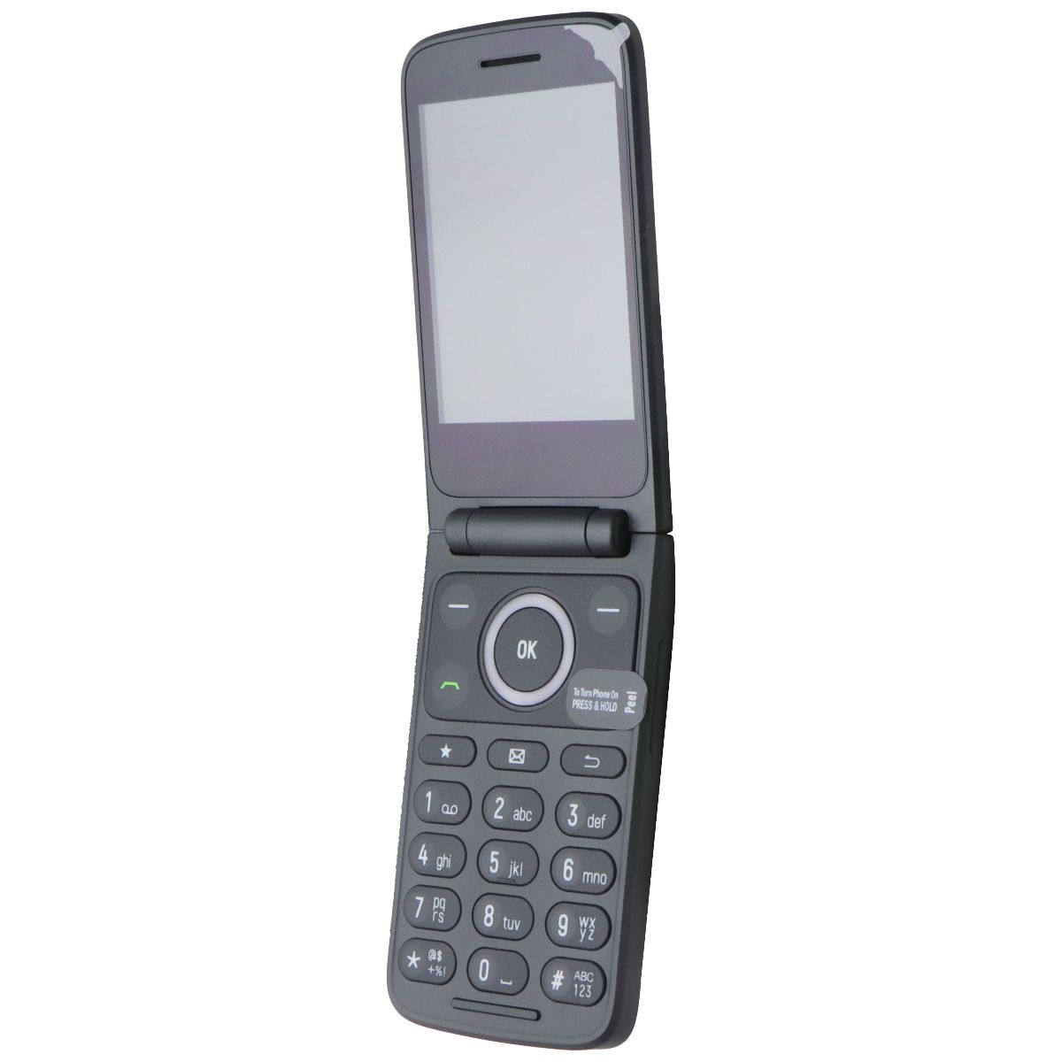 TCL Flip3 Flip Phone (TCL-435S) Verizon Locked - 16GB / Stone Gray Cell Phones & Smartphones TCL - Simple Cell Bulk Wholesale Pricing - USA Seller