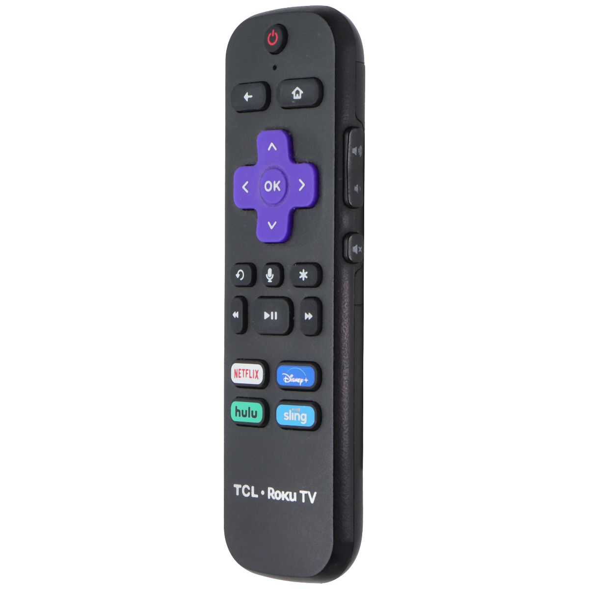 TCL Roku TV Remote w/ Voice Search w/ Netflix/Disney+/Hulu/Sling Hot Keys TV, Video & Audio Accessories - Remote Controls TCL - Simple Cell Bulk Wholesale Pricing - USA Seller