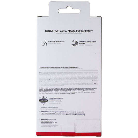 Tech21 EvoClear Series Magnetic Case for Samsung Galaxy Z Flip 7 - Clear