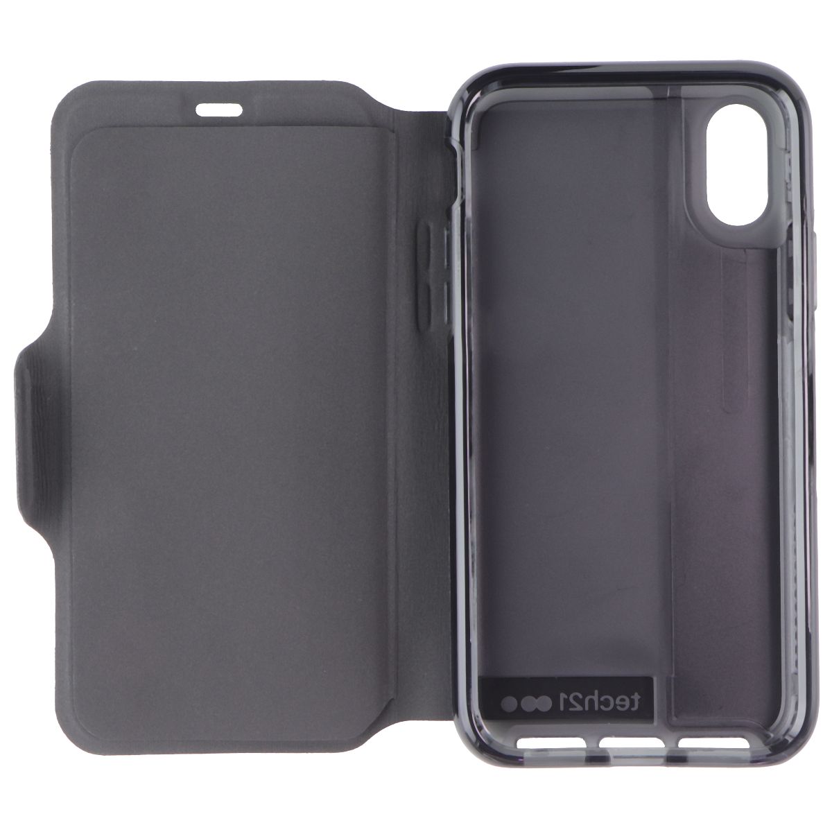 Tech21 EvoWallet Protective Folio Case for Apple iPhone X/XS - Black Cell Phone - Cases, Covers & Skins Tech21 - Simple Cell Bulk Wholesale Pricing - USA Seller