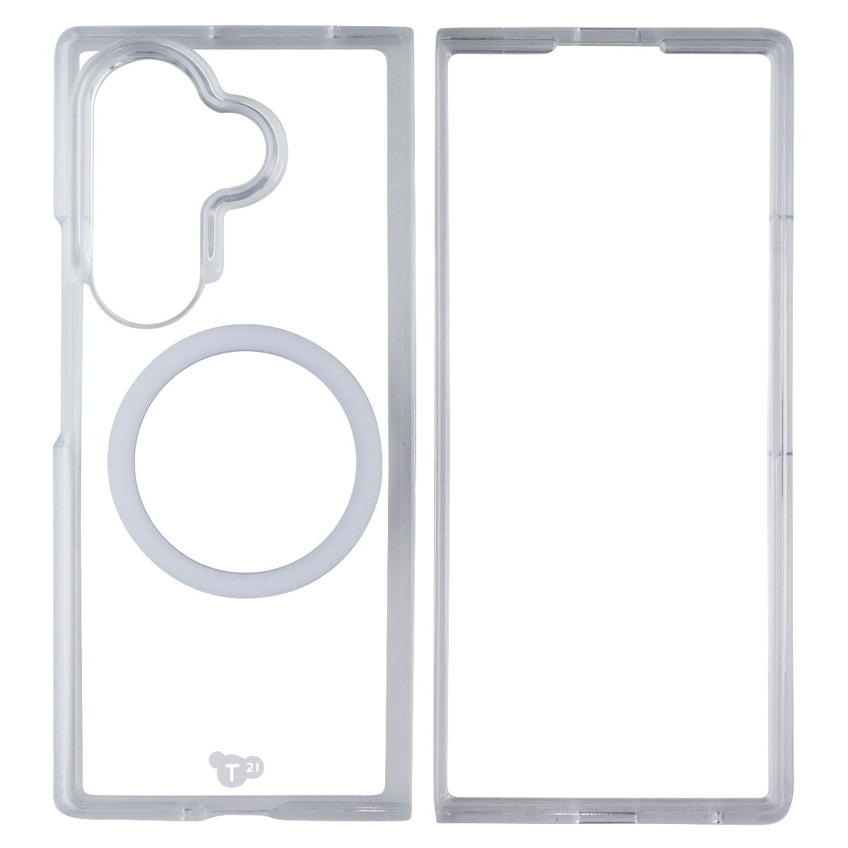 Tech21 EvoClear Magnetic Case for Samsung Galaxy Z Fold7 - Clear
