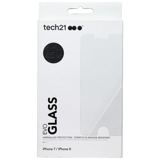 Tech21 Evo Glass Series Screen Protector Guard for Apple iPhone 7 - Clear Cell Phone - Screen Protectors Tech21    - Simple Cell Bulk Wholesale Pricing - USA Seller