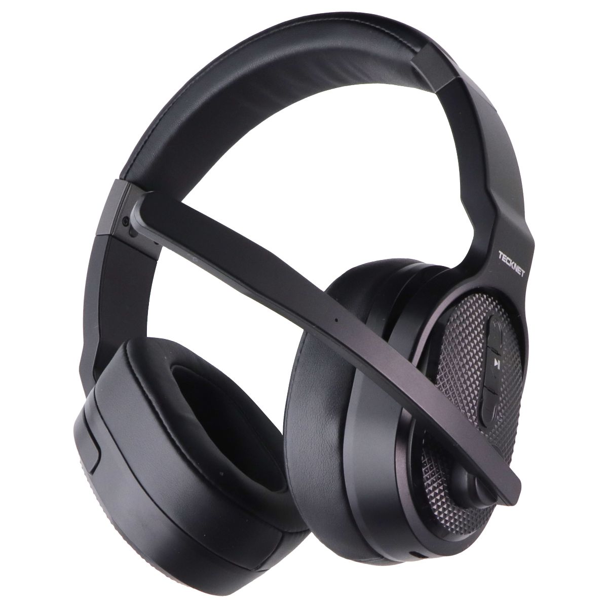 TECKNET Bluetooth Wireless Trucker Headset (TK-HS005) - Black Portable Audio - Headphones TECKNET - Simple Cell Bulk Wholesale Pricing - USA Seller