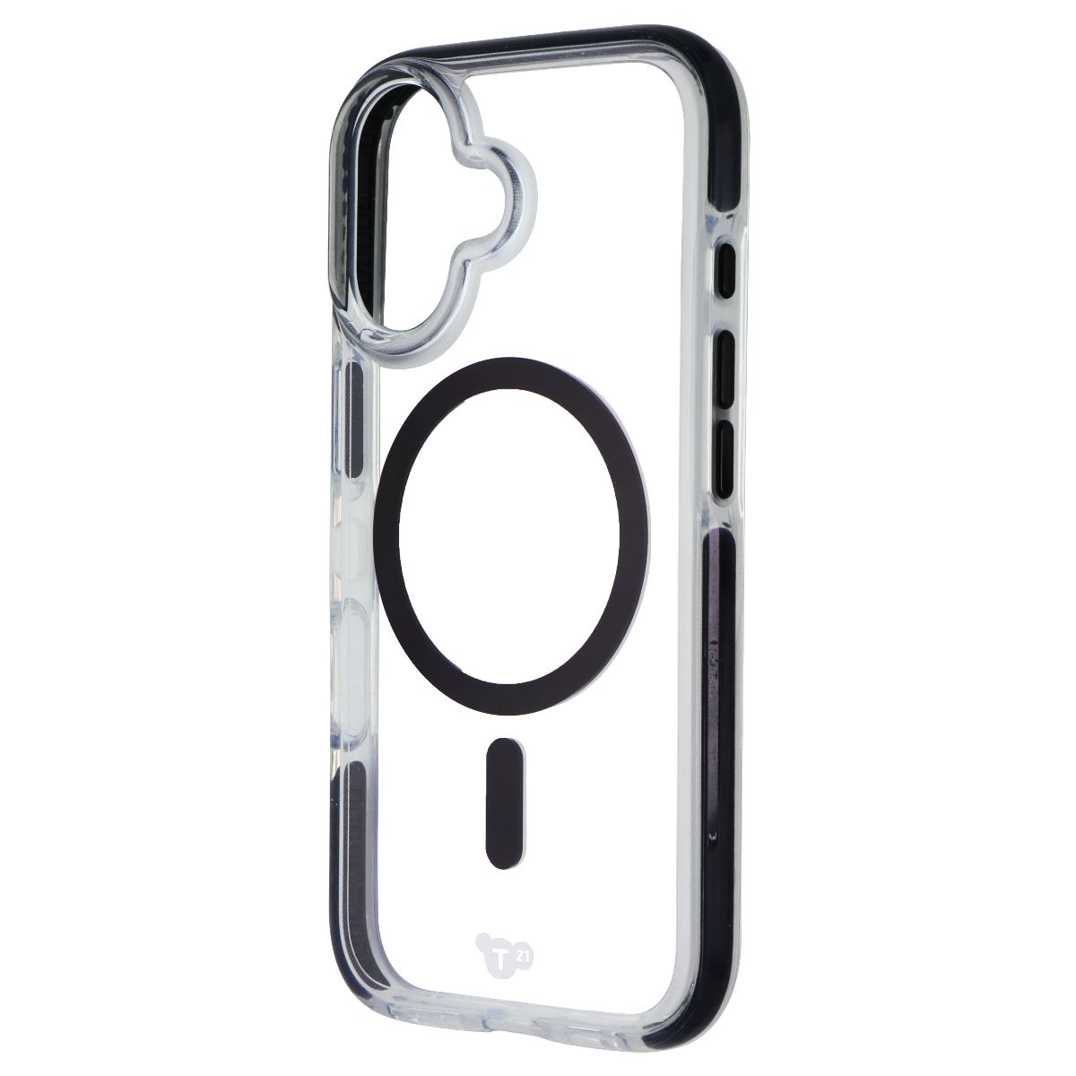 Tech21 EvoCrystal Case for MagSafe for Apple iPhone 16 - Clear/Black Cell Phone - Cases, Covers & Skins Tech21 - Simple Cell Bulk Wholesale Pricing - USA Seller