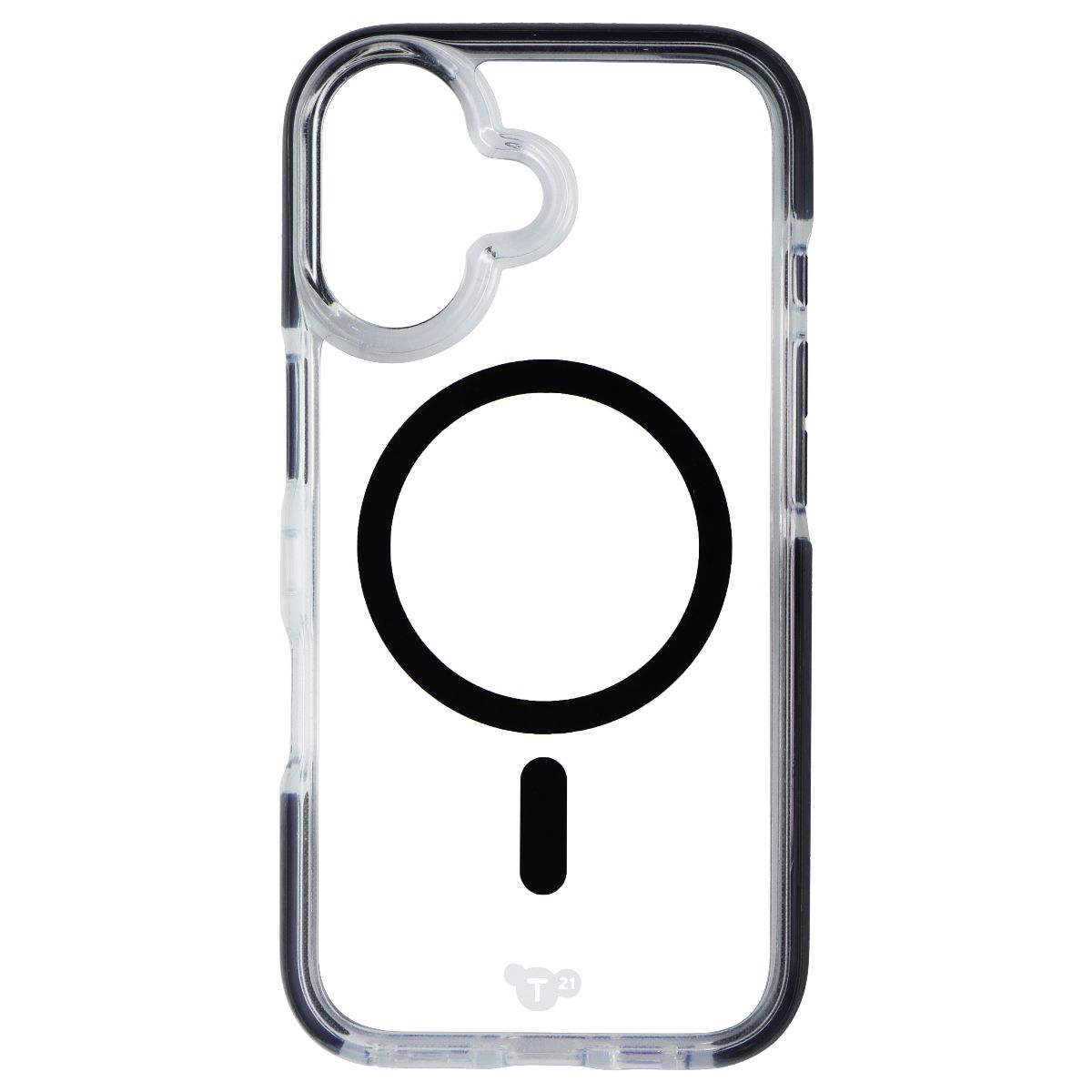 Tech21 EvoCrystal Case for MagSafe for Apple iPhone 16 - Clear/Black Cell Phone - Cases, Covers & Skins Tech21 - Simple Cell Bulk Wholesale Pricing - USA Seller