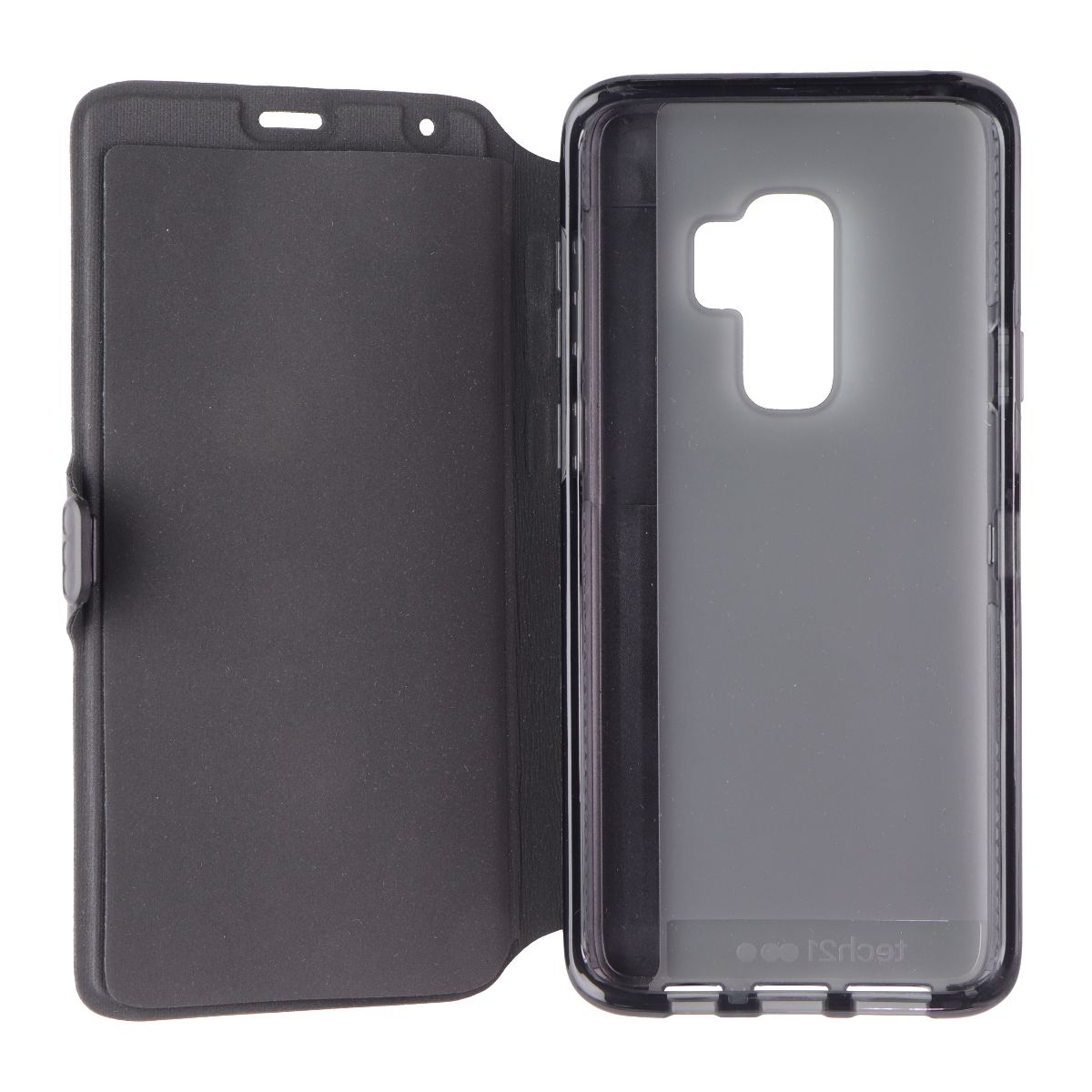 Tech21 Evo Wallet Series Folio Style Case Cover for Galaxy S9+ (Plus) - Black Cell Phone - Cases, Covers & Skins Tech21 - Simple Cell Bulk Wholesale Pricing - USA Seller