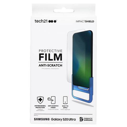 Tech21 Impact Shield Series Screen Protector for Samsung Galaxy S20 Ultra Cell Phone - Screen Protectors Tech21 - Simple Cell Bulk Wholesale Pricing - USA Seller