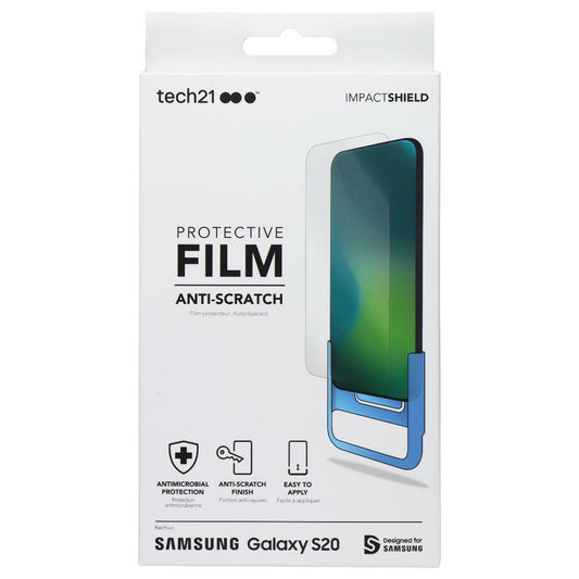 Tech21 Impact Shield Protective Film for Samsung Galaxy S20 Cell Phone - Screen Protectors Tech21 - Simple Cell Bulk Wholesale Pricing - USA Seller