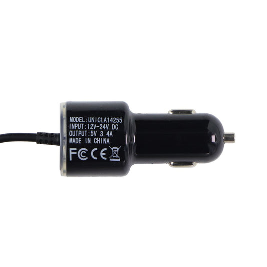 TekYa 3.4A High Speed USB-C Car Charger - Black Cell Phone - Chargers & Cradles TekYa - Simple Cell Bulk Wholesale Pricing - USA Seller