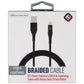 TekYa (6-Foot) Braided Cable - Power Delivery USB-A to Lightning 8-Pin - Black