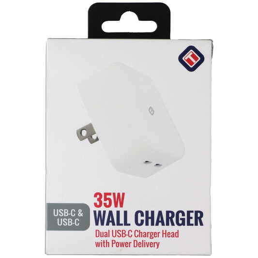 TEKYA 35W Dual Port USB-C Wall Charger - White