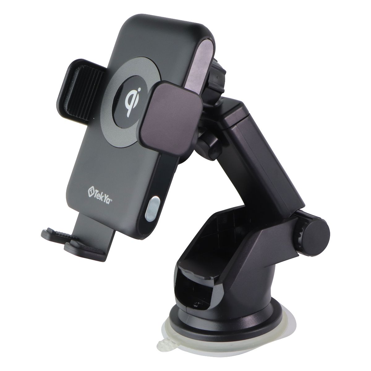 Auto-Tek Smart Charge Car Mount with Qi Charging - Black (UNICHG18774) Cell Phone - Chargers & Cradles TekYa - Simple Cell Bulk Wholesale Pricing - USA Seller