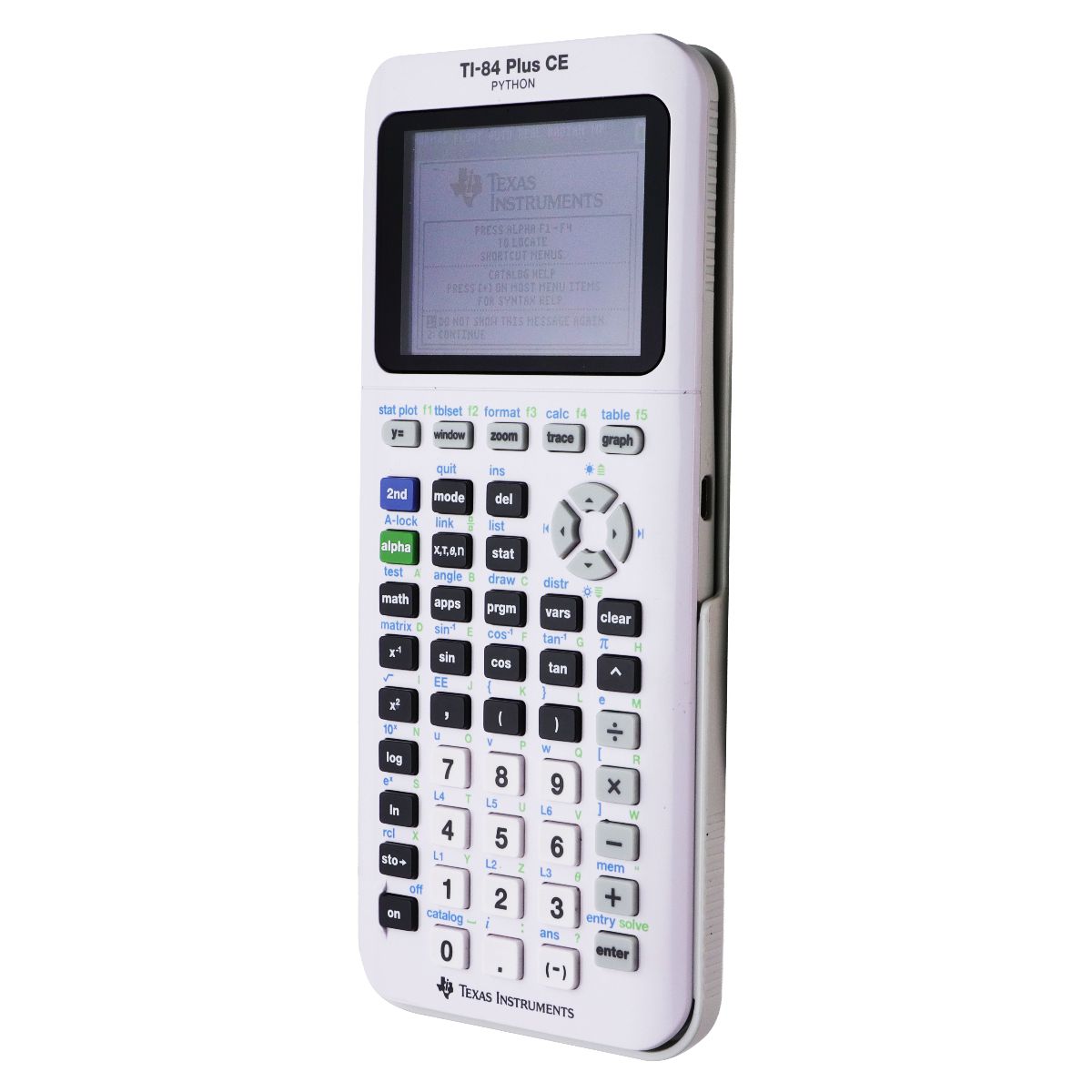 Texas Instruments TI-84 Plus CE Graphing Calculator (TI-84PLCE) - White