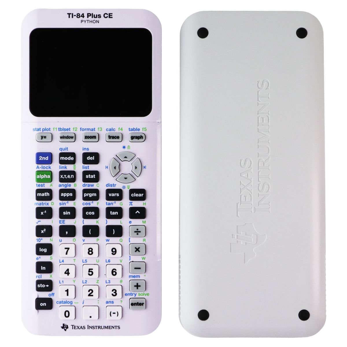 Texas Instruments TI-84 Plus CE Graphing Calculator (TI-84PLCE) - White