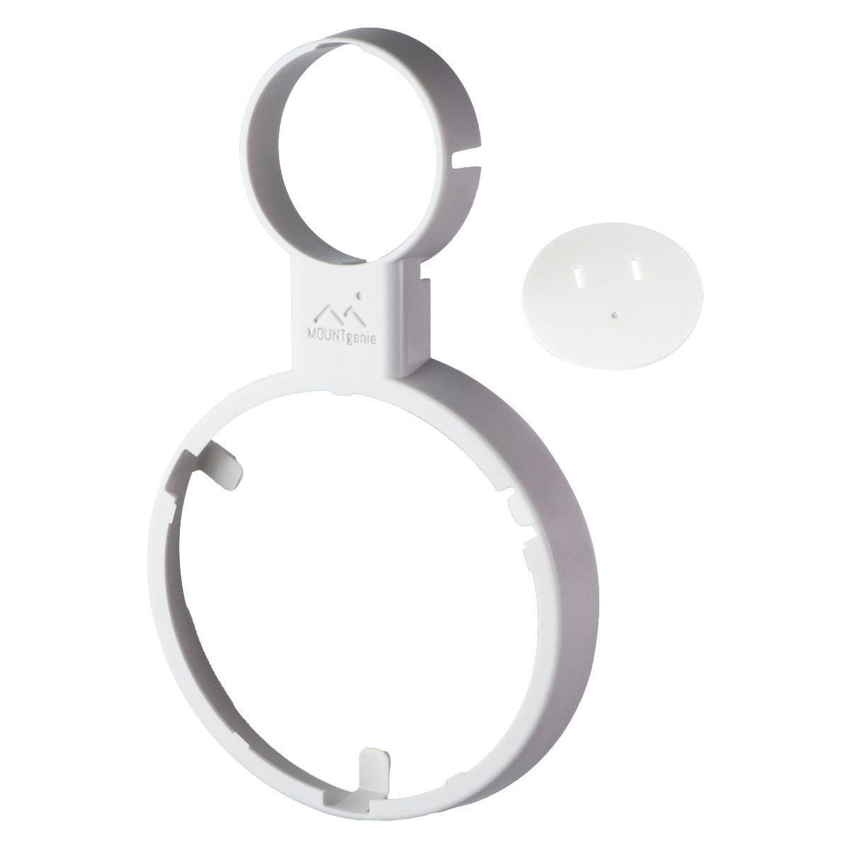 Mini Genie for Google Nest Mini (2nd Gen) - White (1-Pack) Cell Phone - Mounts & Holders The Mount Genie    - Simple Cell Bulk Wholesale Pricing - USA Seller