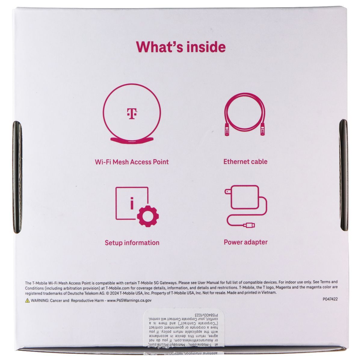 T-Mobile Wi-Fi Mesh Access Point (Only for T-Mobile Gateways) - White