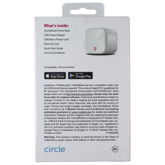 T-Mobile Family Mode Wi-Fi Home Base Parental Control Device - White Home Multimedia - Internet & Media Streamers T-Mobile - Simple Cell Bulk Wholesale Pricing - USA Seller