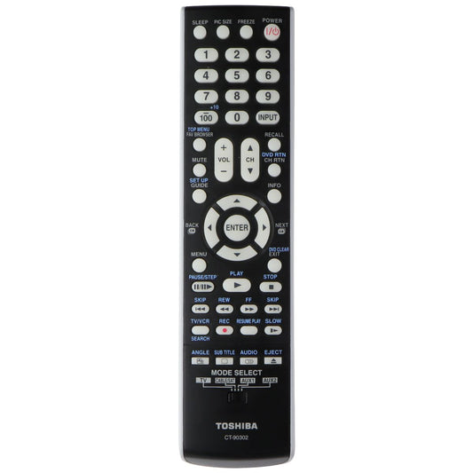 Toshiba OEM Remote Control for Select Toshiba TVs - Black/Gray (CT-90302) TV, Video & Audio Accessories - Remote Controls Toshiba    - Simple Cell Bulk Wholesale Pricing - USA Seller