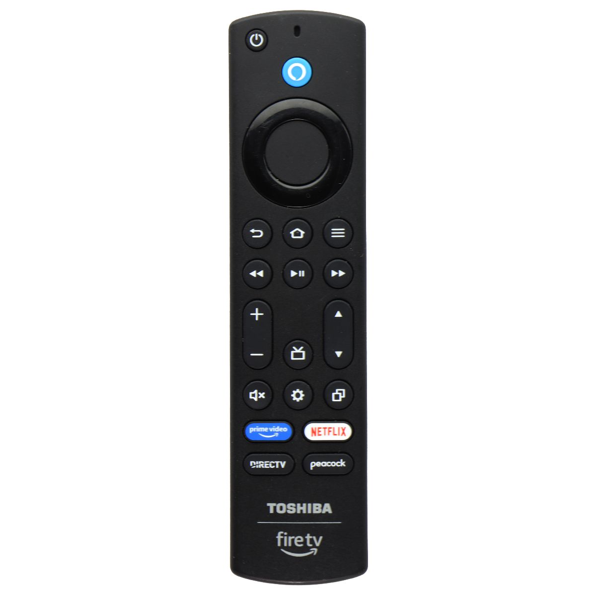 Toshiba FireTV Remote with Prime Video, Netflix, DirecTV, & Peacock Buttons TV, Video & Audio Accessories - Remote Controls Toshiba - Simple Cell Bulk Wholesale Pricing - USA Seller
