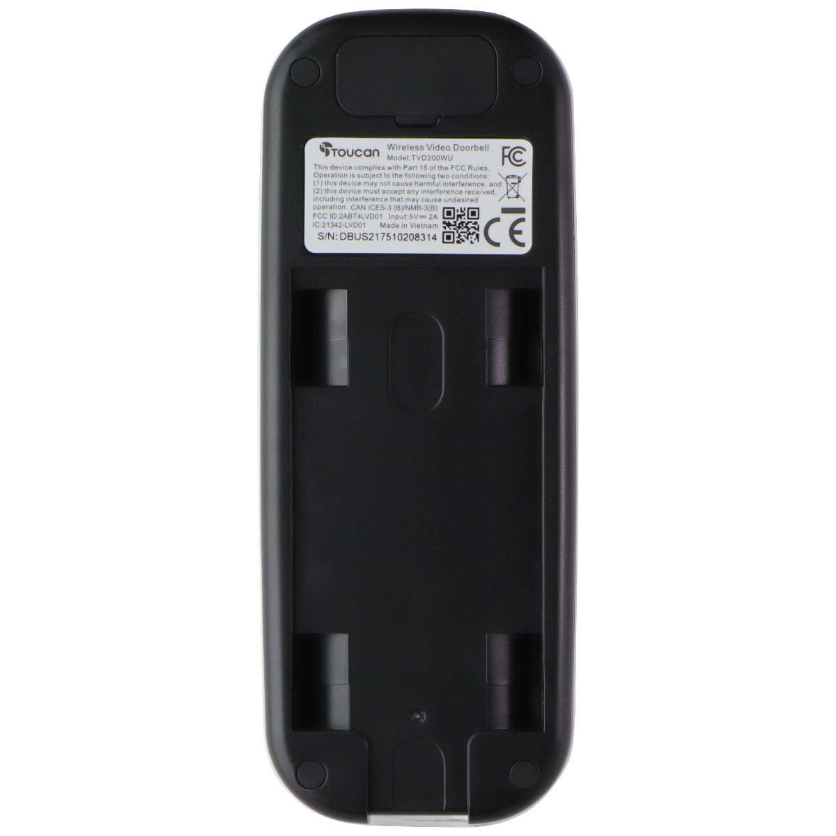 Toucan Wireless and Waterproof Live Feed Video Doorbell with Chime - White/Black Home Improvement - Other Home Improvement Toucan - Simple Cell Bulk Wholesale Pricing - USA Seller