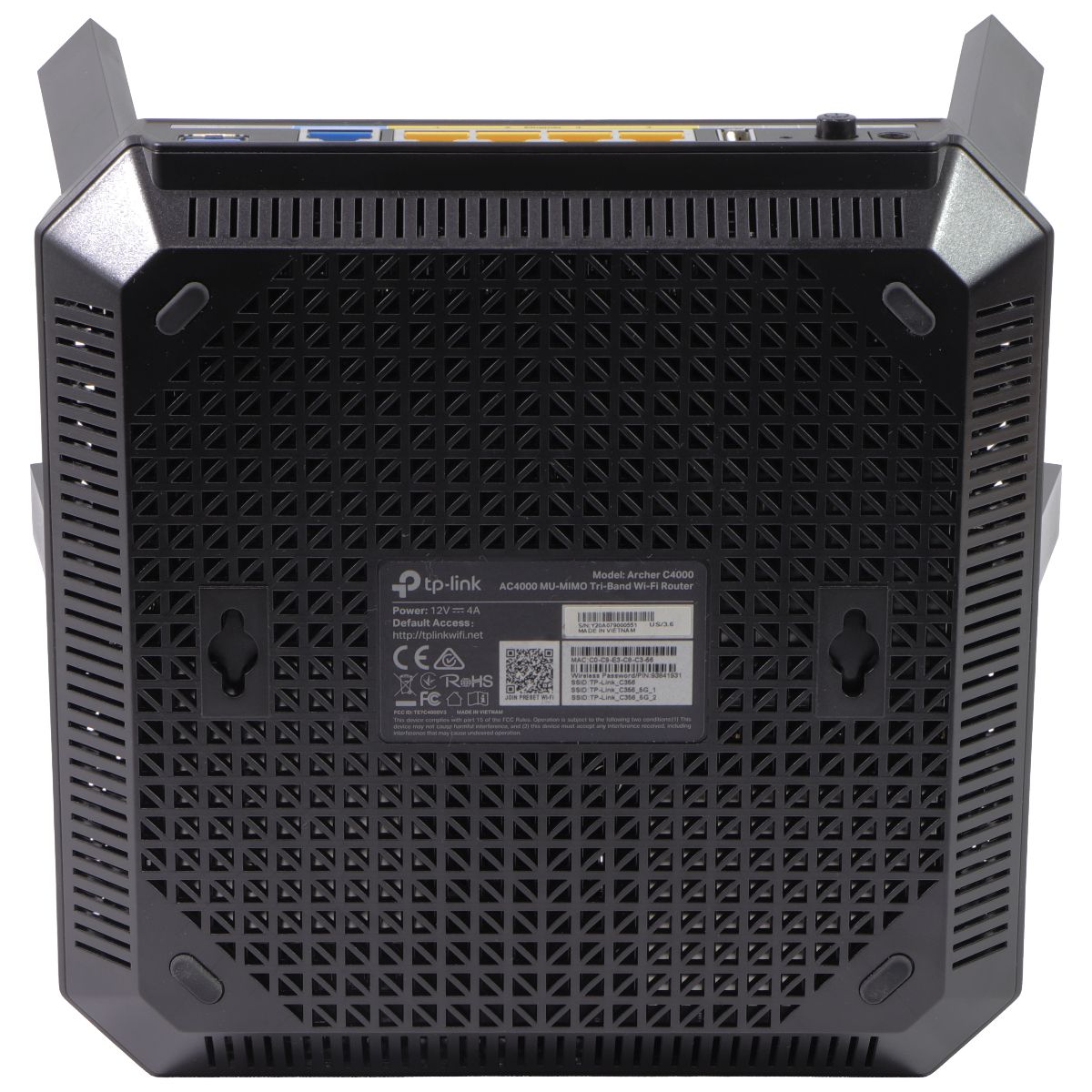 TP-Link Archer C4000 Wireless AC4000 MU-MIMO Tri-Band Gateway Router - Black Networking - Wireless Wi-Fi Routers TP-LINK    - Simple Cell Bulk Wholesale Pricing - USA Seller