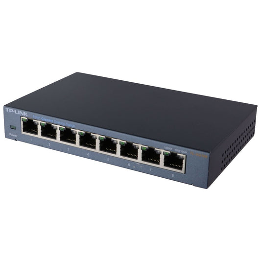 TP-Link (TL-SG108) 8 Port Gigabit Desktop Ethernet Switch - Blue Networking - Network Switches TP-LINK - Simple Cell Bulk Wholesale Pricing - USA Seller