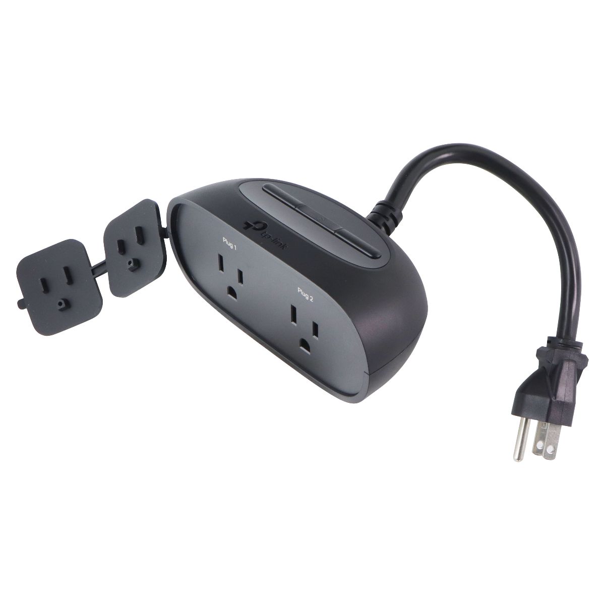 TP-Link Kasa Smart Outdoor Wi-Fi Plug with 2 Sockets (KP400) - Black Networking - USB Wi - Fi Adapters/Dongles TP-LINK - Simple Cell Bulk Wholesale Pricing - USA Seller