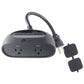 TP-Link Kasa Smart Outdoor Wi-Fi Plug with 2 Sockets (KP400) - Black Networking - USB Wi - Fi Adapters/Dongles TP-LINK - Simple Cell Bulk Wholesale Pricing - USA Seller