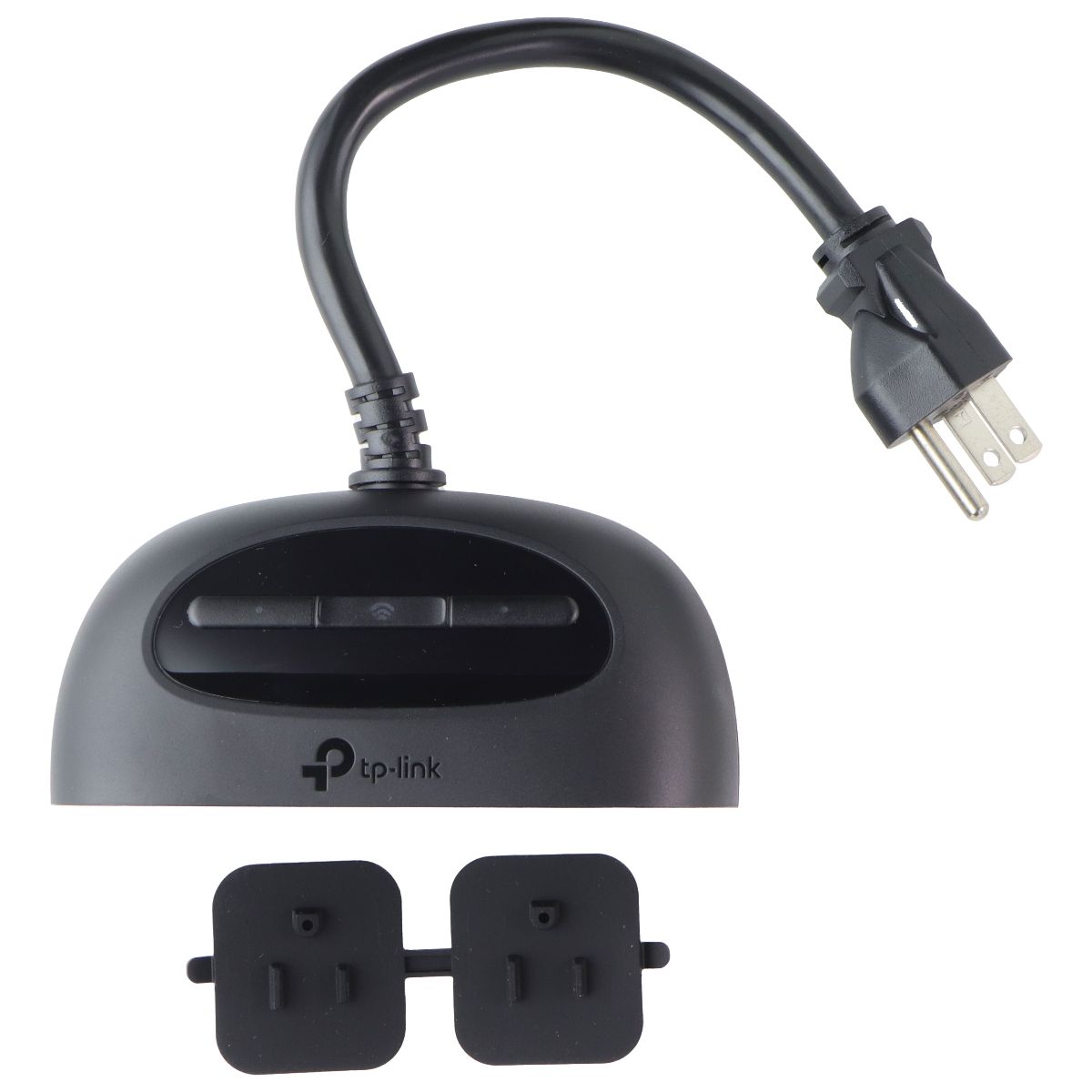 TP-Link Kasa Smart Outdoor Wi-Fi Plug with 2 Sockets (KP400) - Black Networking - USB Wi - Fi Adapters/Dongles TP-LINK - Simple Cell Bulk Wholesale Pricing - USA Seller