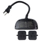 TP-Link Kasa Smart Outdoor Wi-Fi Plug with 2 Sockets (KP400) - Black Networking - USB Wi - Fi Adapters/Dongles TP-LINK - Simple Cell Bulk Wholesale Pricing - USA Seller