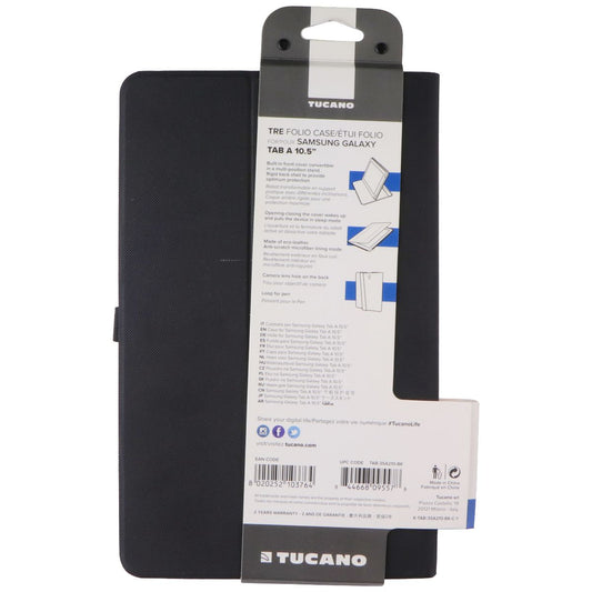 Tucano TRE Gala Folio Case for Samsung Galaxy Tab A 10.5-inch (2018) - Black