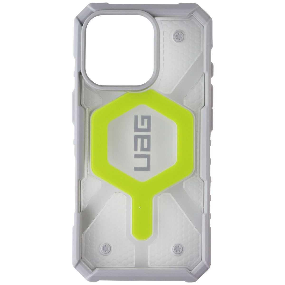 UAG Pathfinder Series Case for MagSafe for iPhone 16 Pro - Clear Active Neon