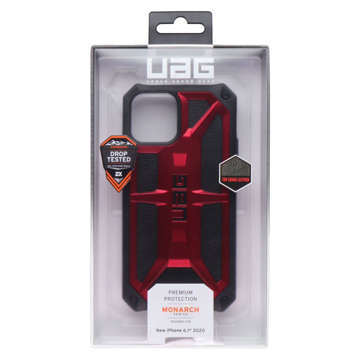 UAG Monarch Series Case for Apple iPhone 12/12 Pro - Crimson Cell Phone - Cases, Covers & Skins UAG - Simple Cell Bulk Wholesale Pricing - USA Seller