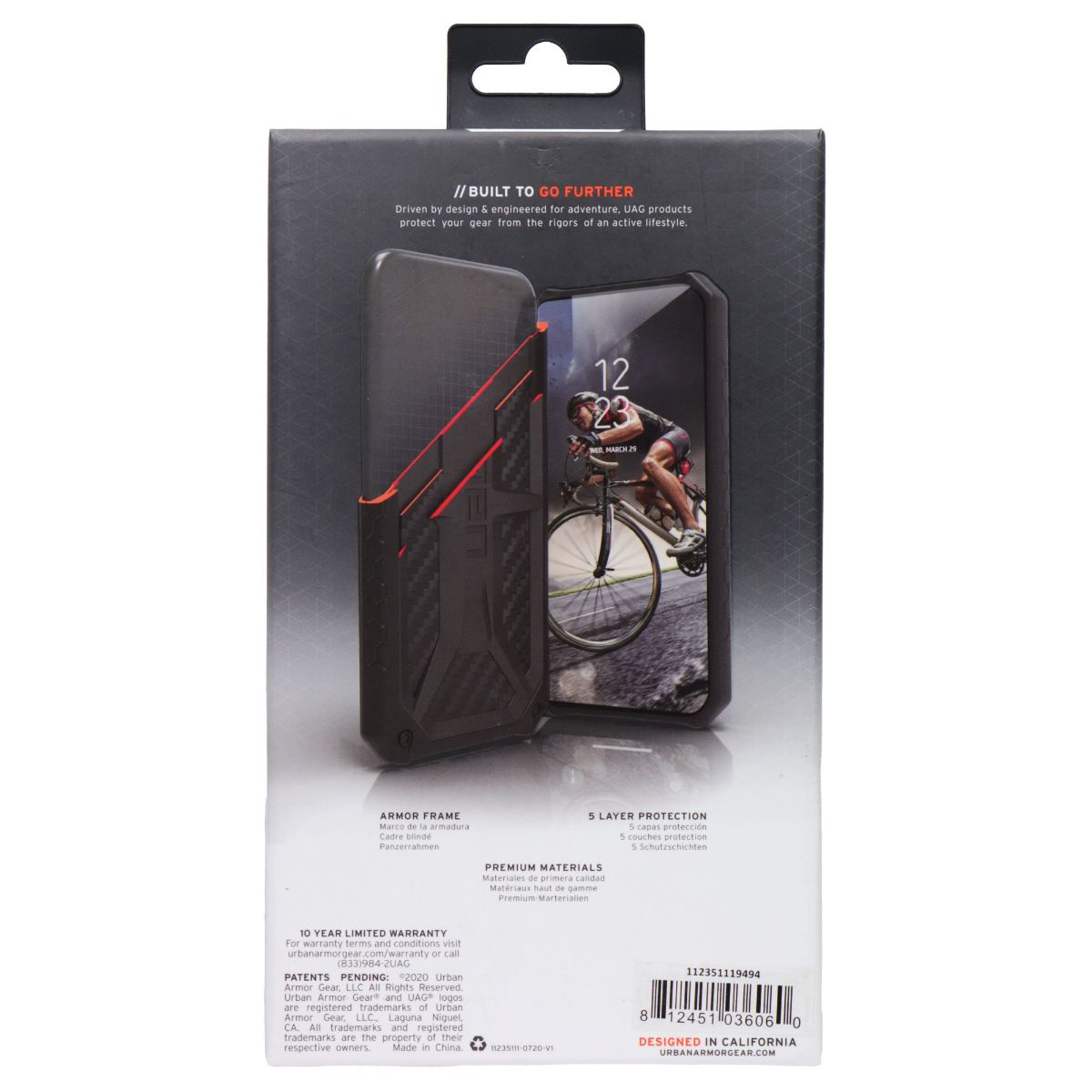 UAG Monarch Series Case for Apple iPhone 12/12 Pro - Crimson Cell Phone - Cases, Covers & Skins UAG - Simple Cell Bulk Wholesale Pricing - USA Seller