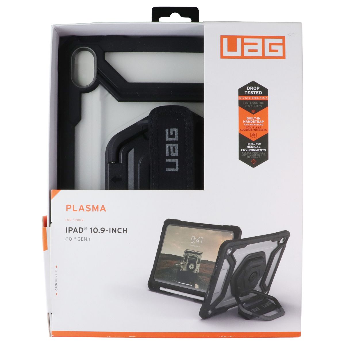 UAG Plasma Case for Apple iPad 10.9-inch - Ice/Black