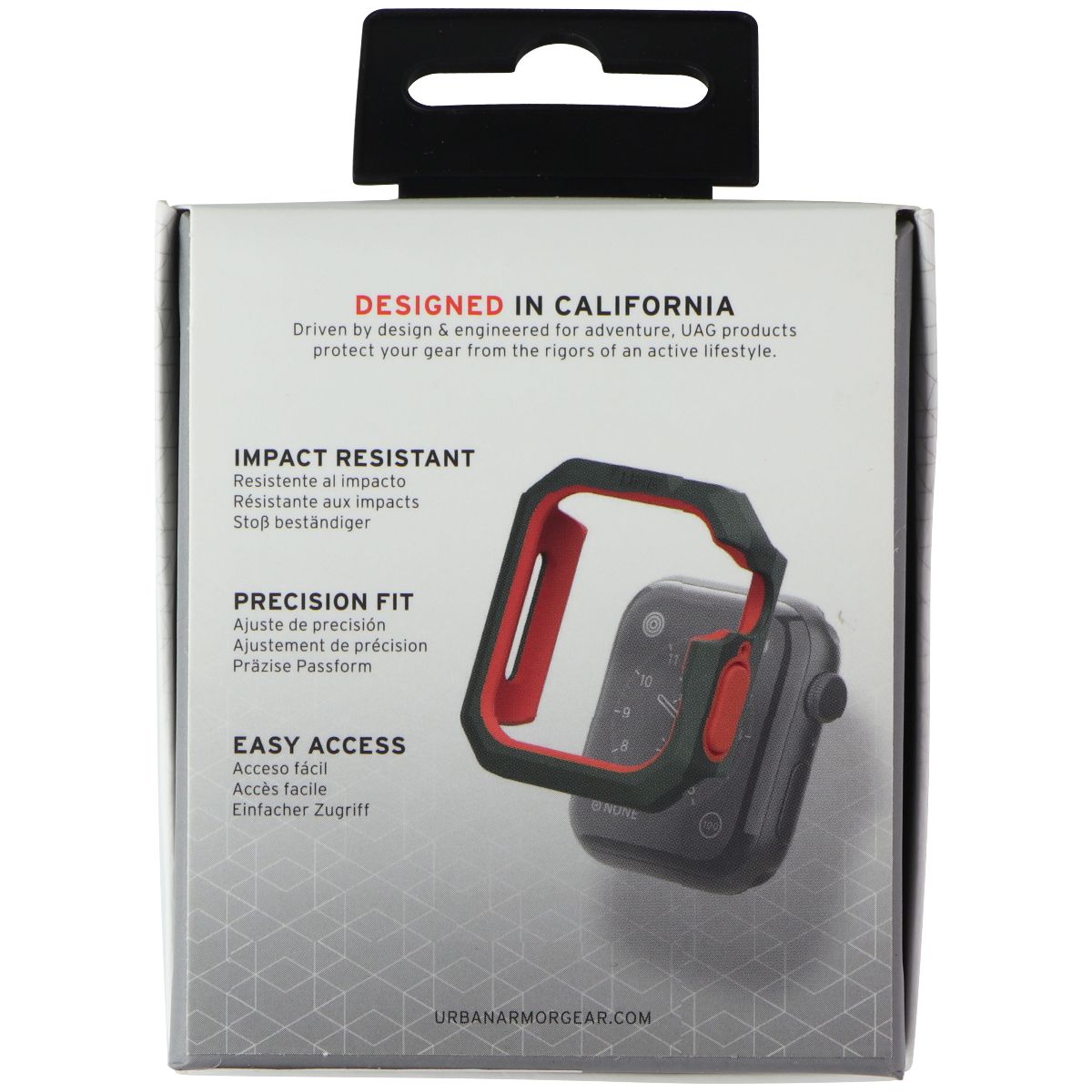 UAG Civilian Case for Apple Watch Series 4/5/6/SE 44mm - Green/Orange