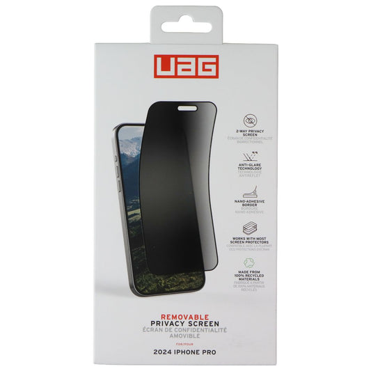 Urban Armor Gear Removable Privacy Screen for Apple iPhone 16 Pro Cell Phone - Screen Protectors UAG - Simple Cell Bulk Wholesale Pricing - USA Seller