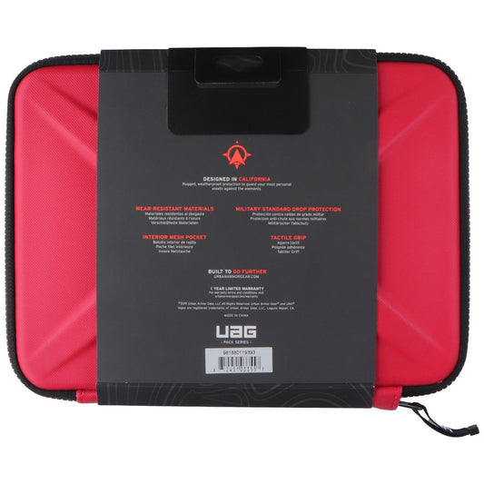 UAG Protective Slim Secure Laptop/Tablet Sleeve for 11-in Devices - Magma (Red)