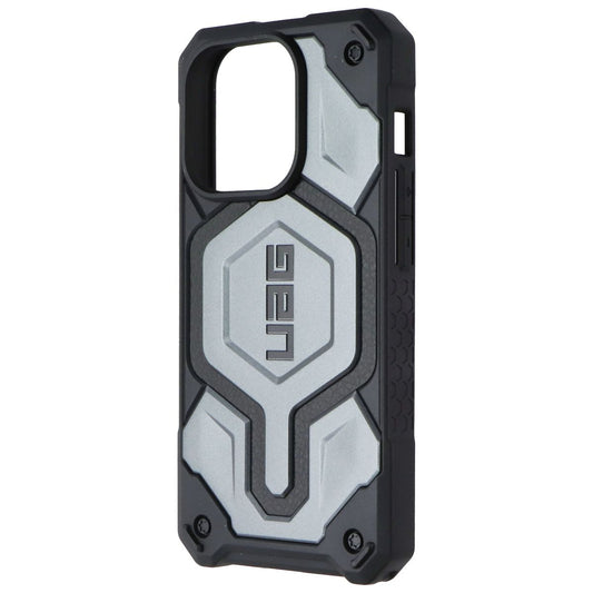 UAG Monarch Pro Series Case for MagSafe for Apple iPhone 15 Pro - Silver / Black Cell Phone - Cases, Covers & Skins UAG - Simple Cell Bulk Wholesale Pricing - USA Seller