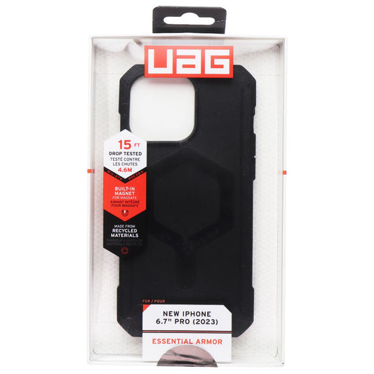 UAG Essential Armor for MagSafe for Apple iPhone 15 Pro Max - Black Cell Phone - Cases, Covers & Skins UAG    - Simple Cell Bulk Wholesale Pricing - USA Seller