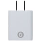 UBREAKIFIX 18W Quick Charge Wall Charger with 3.0 Single Port USB - White Cell Phone - Cables & Adapters UBREAKIFIX - Simple Cell Bulk Wholesale Pricing - USA Seller