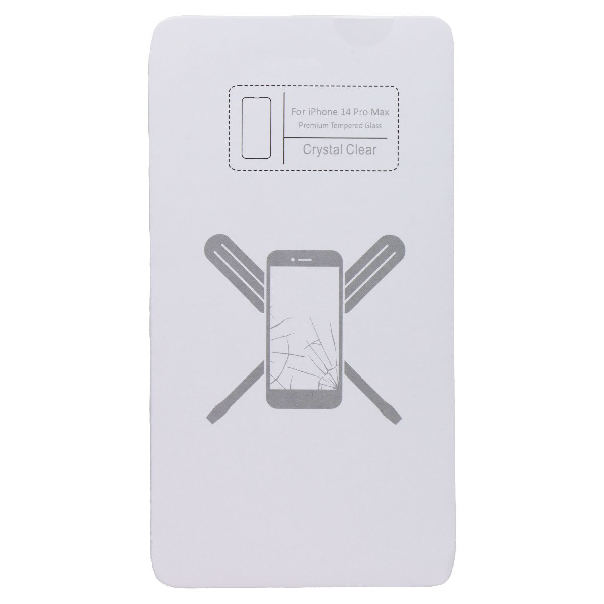 UBREAKIFIX Tempered Glass for iPhone 14 Pro Max Crystal Clear 5 PK Cell Phone - Screen Protectors UBREAKIFIX - Simple Cell Bulk Wholesale Pricing - USA Seller